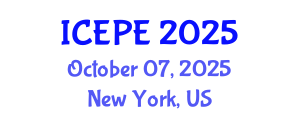 International Conference on Electrical and Power Engineering (ICEPE) October 07, 2025 - New York, United States