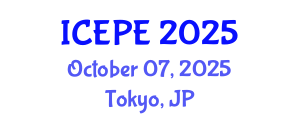 International Conference on Electrical and Power Engineering (ICEPE) October 07, 2025 - Tokyo, Japan