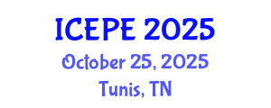 International Conference on Electrical and Power Engineering (ICEPE) October 25, 2025 - Tunis, Tunisia