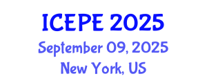 International Conference on Electrical and Power Engineering (ICEPE) September 09, 2025 - New York, United States