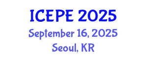 International Conference on Electrical and Power Engineering (ICEPE) September 16, 2025 - Seoul, Republic of Korea