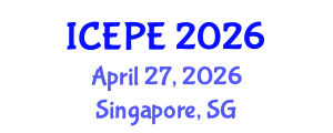 International Conference on Electrical and Power Engineering (ICEPE) April 27, 2026 - Singapore, Singapore