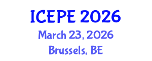 International Conference on Electrical and Power Engineering (ICEPE) March 23, 2026 - Brussels, Belgium