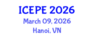 International Conference on Electrical and Power Engineering (ICEPE) March 09, 2026 - Hanoi, Vietnam International Conference on Electrical and Power Engineering (ICEPE) March 09, 2026 - Hanoi, Vietnam