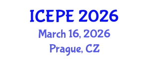 International Conference on Electrical and Power Engineering (ICEPE) March 16, 2026 - Prague, Czechia International Conference on Electrical and Power Engineering (ICEPE) March 16, 2026 - Prague, Czechia
