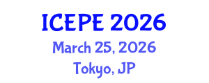 International Conference on Electrical and Power Engineering (ICEPE) March 25, 2026 - Tokyo, Japan