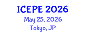 International Conference on Electrical and Power Engineering (ICEPE) May 25, 2026 - Tokyo, Japan International Conference on Electrical and Power Engineering (ICEPE) May 25, 2026 - Tokyo, Japan