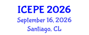 International Conference on Electrical and Power Engineering (ICEPE) September 16, 2026 - Santiago, Chile International Conference on Electrical and Power Engineering (ICEPE) September 16, 2026 - Santiago, Chile