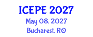 International Conference on Electrical and Power Engineering (ICEPE) May 08, 2027 - Bucharest, Romania International Conference on Electrical and Power Engineering (ICEPE) May 08, 2027 - Bucharest, Romania
