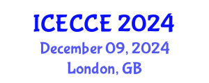 International Conference on Electrical, Computer and Communication Engineering (ICECCE) December 09, 2024 - London, United Kingdom