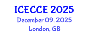 International Conference on Electrical, Computer and Communication Engineering (ICECCE) December 09, 2025 - London, United Kingdom