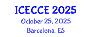 International Conference on Electrical, Computer and Communication Engineering (ICECCE) October 25, 2025 - Barcelona, Spain