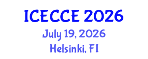 International Conference on Electrical, Computer and Communication Engineering (ICECCE) July 19, 2026 - Helsinki, Finland