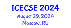 International Conference on Electrical, Computer and Systems Engineering (ICECSE) August 29, 2024 - Moscow, Russia