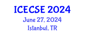 International Conference on Electrical, Computer and Systems Engineering (ICECSE) June 27, 2024 - Istanbul, Turkey