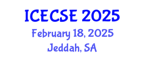 International Conference on Electrical, Computer and Systems Engineering (ICECSE) February 18, 2025 - Jeddah, Saudi Arabia
