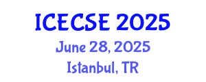 International Conference on Electrical, Computer and Systems Engineering (ICECSE) June 28, 2025 - Istanbul, Turkey