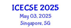 International Conference on Electrical, Computer and Systems Engineering (ICECSE) May 03, 2025 - Singapore, Singapore