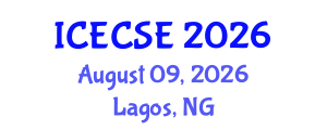 International Conference on Electrical, Computer and Systems Engineering (ICECSE) August 09, 2026 - Lagos, Nigeria