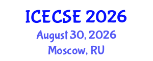 International Conference on Electrical, Computer and Systems Engineering (ICECSE) August 30, 2026 - Moscow, Russia