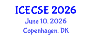 International Conference on Electrical, Computer and Systems Engineering (ICECSE) June 10, 2026 - Copenhagen, Denmark