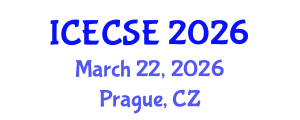 International Conference on Electrical, Computer and Systems Engineering (ICECSE) March 22, 2026 - Prague, Czechia