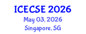 International Conference on Electrical, Computer and Systems Engineering (ICECSE) May 03, 2026 - Singapore, Singapore