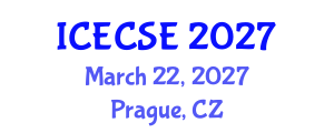 International Conference on Electrical, Computer and Systems Engineering (ICECSE) March 22, 2027 - Prague, Czechia International Conference on Electrical, Computer and Systems Engineering (ICECSE) March 22, 2027 - Prague, Czechia