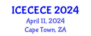 International Conference on Electrical, Computer, Electronics and Communication Engineering (ICECECE) April 11, 2024 - Cape Town, South Africa