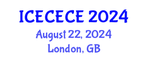 International Conference on Electrical, Computer, Electronics and Communication Engineering (ICECECE) August 22, 2024 - London, United Kingdom