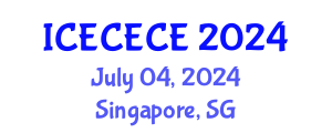 International Conference on Electrical, Computer, Electronics and Communication Engineering (ICECECE) July 04, 2024 - Singapore, Singapore