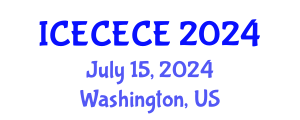 International Conference on Electrical, Computer, Electronics and Communication Engineering (ICECECE) July 15, 2024 - Washington, United States