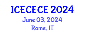 International Conference on Electrical, Computer, Electronics and Communication Engineering (ICECECE) June 03, 2024 - Rome, Italy
