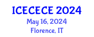 International Conference on Electrical, Computer, Electronics and Communication Engineering (ICECECE) May 16, 2024 - Florence, Italy