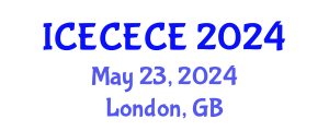 International Conference on Electrical, Computer, Electronics and Communication Engineering (ICECECE) May 23, 2024 - London, United Kingdom