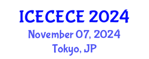 International Conference on Electrical, Computer, Electronics and Communication Engineering (ICECECE) November 07, 2024 - Tokyo, Japan