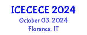 International Conference on Electrical, Computer, Electronics and Communication Engineering (ICECECE) October 03, 2024 - Florence, Italy