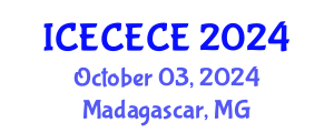 International Conference on Electrical, Computer, Electronics and Communication Engineering (ICECECE) October 03, 2024 - Madagascar, Madagascar