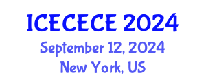 International Conference on Electrical, Computer, Electronics and Communication Engineering (ICECECE) September 12, 2024 - New York, United States