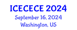 International Conference on Electrical, Computer, Electronics and Communication Engineering (ICECECE) September 16, 2024 - Washington, United States