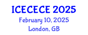 International Conference on Electrical, Computer, Electronics and Communication Engineering (ICECECE) February 10, 2025 - London, United Kingdom