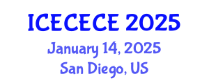 International Conference on Electrical, Computer, Electronics and Communication Engineering (ICECECE) January 14, 2025 - San Diego, United States