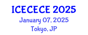 International Conference on Electrical, Computer, Electronics and Communication Engineering (ICECECE) January 07, 2025 - Tokyo, Japan
