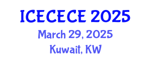 International Conference on Electrical, Computer, Electronics and Communication Engineering (ICECECE) March 29, 2025 - Kuwait, Kuwait