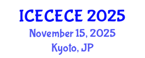 International Conference on Electrical, Computer, Electronics and Communication Engineering (ICECECE) November 15, 2025 - Kyoto, Japan