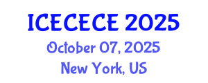 International Conference on Electrical, Computer, Electronics and Communication Engineering (ICECECE) October 07, 2025 - New York, United States