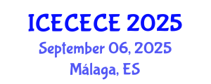 International Conference on Electrical, Computer, Electronics and Communication Engineering (ICECECE) September 06, 2025 - Málaga, Spain