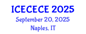 International Conference on Electrical, Computer, Electronics and Communication Engineering (ICECECE) September 20, 2025 - Naples, Italy