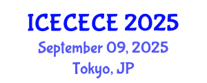 International Conference on Electrical, Computer, Electronics and Communication Engineering (ICECECE) September 09, 2025 - Tokyo, Japan