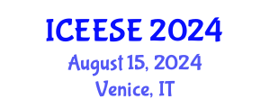 International Conference on Electrical, Electronics and Systems Engineering (ICEESE) August 15, 2024 - Venice, Italy